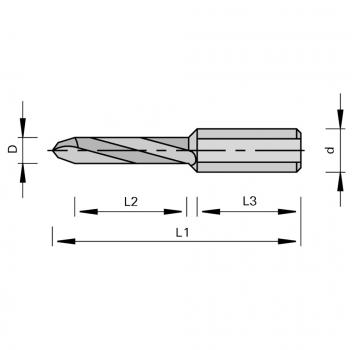 Stehle 50600450  2022 Mosquito Durchgangs-Bohrer Zeichnung